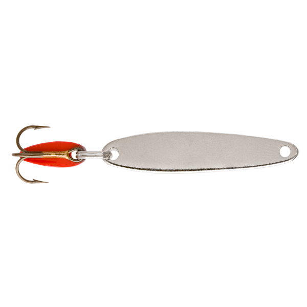 Bay de Noc Swedish Pimple Ice Fishing Lure - Nickel Alligator