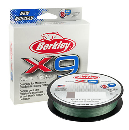 Berkley X9 Braid 15lb Low-Vis Green 330yds
