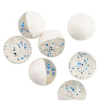 PowerBait Power Eggs Clear Silver Blue Fl White .5oz Bottle "Garlic"