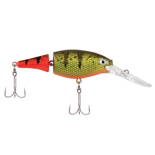 Berkley Flicker Shad Jointed 3" Firetail Hot Perch 7-9’ Dive