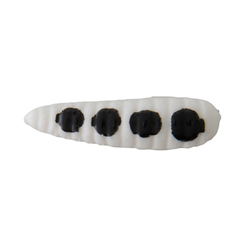 Johnson Beetle Spin 1/4oz White Black Spots Nickel Blade