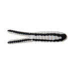 Johnson Beetle Spin 1/4oz White Black Stripe Nickel Blade