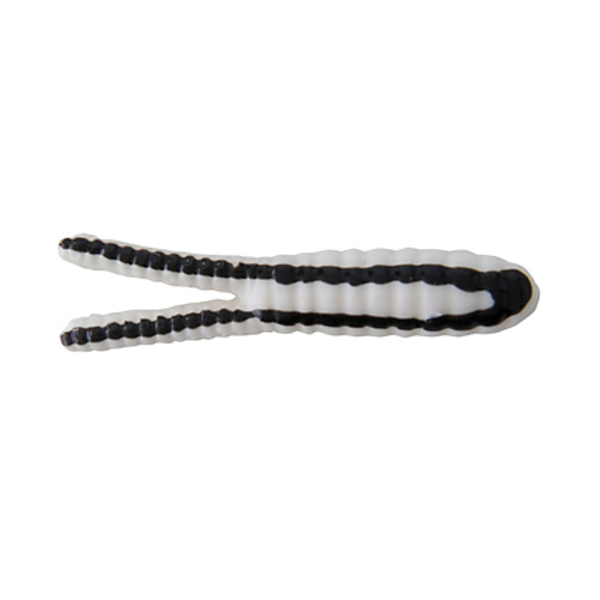 Johnson Beetle Spin 1/4oz White Black Stripe Nickel Blade