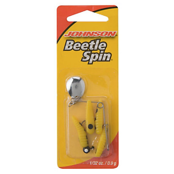 Johnson Beetle Spin 1/4oz Catalpa Black Stripe Nickel Blade