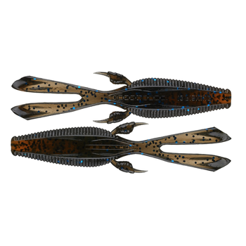 13 Fishing Rabbit Ear Tail Invader Black & Tan 4.25"