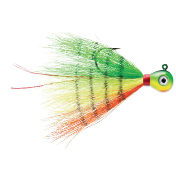 VMC Bucktail Jig 1/4oz Firetiger 2-pk