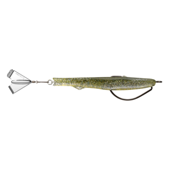 13 Fishing Motor Boat Hybrid Prop Bait. Glitter Bomb 4-1/4" 1/2oz 5/0