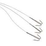 Compac Wire Snelled Gorge Hooks. Size 2