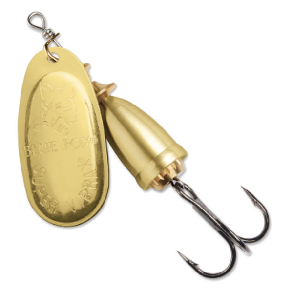 Blue Fox Classic Vibrax 1/4oz Gold/Gold Spinner