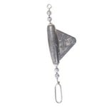 Compac Keel Sinker with Stainless Steel Chain & Snap. 1-1/4oz 2-pk
