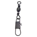 Compac Black Barrel Swivels w/Interlock Snap Size 12 10-pk