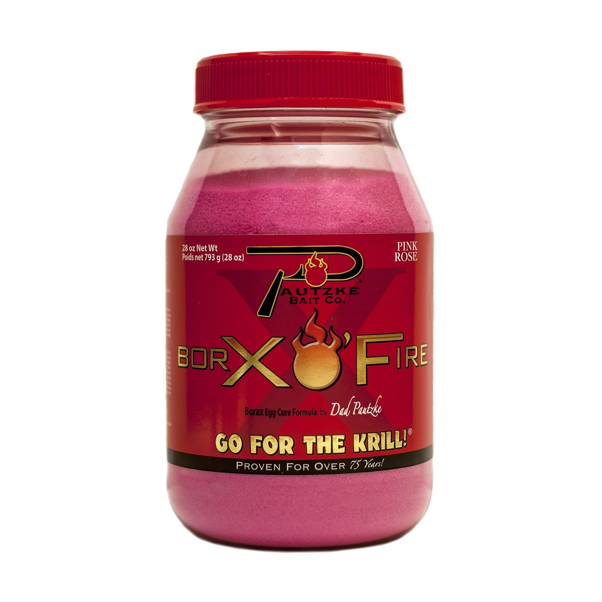 Pautzke's BorX O Fire Egg Cure. Pink Colour. 28oz. - Gagnon Sporting Goods