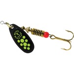 Mepps Black Fury Size 3 1/4oz Chartreuse Dot