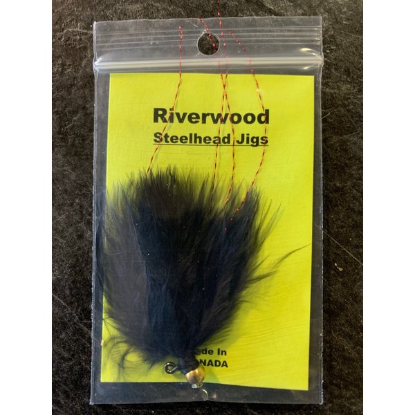 Riverwood Steelhead Jig Black/Krystal Flash