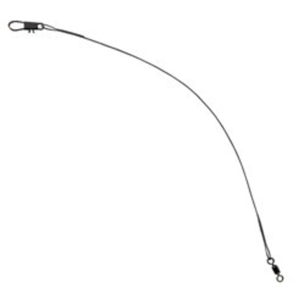 Compac Black Wire Wound 30lb Leader. 9" 3-pk