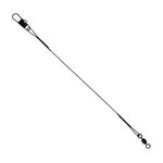 Compac Black Wire Wound 30lb Leader. 6" 3-pk