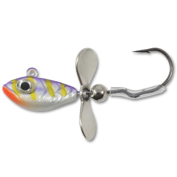 Northland Whistler Jig. 3/8oz UV Purple Tiger 2-pk