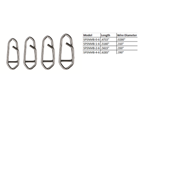 Spro Prime Snap Mini Size 0 10lb 6-pk