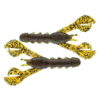 Strike King Rage Tail Denny Craw 4" Watermelon Red Flake 7-pk