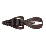 Strike King Rage Tail Magnum Bug. Black Neon 4-1/2" 6-pk