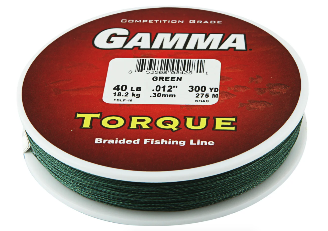 Gamma Torque Braided Line 50lb 150yds Green - Gagnon Sporting Goods