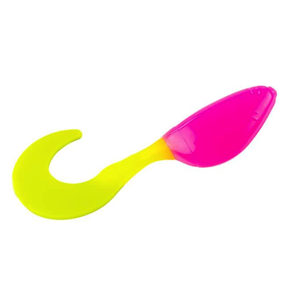 Strike King Mr Crappie Shadpole Curltail 2" Hot Chicken 15-pk