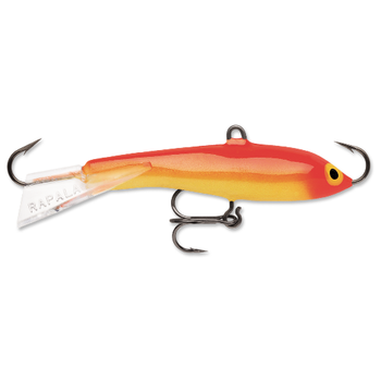 Rapala Jigging Rap. Gold Fluorescent Red 05