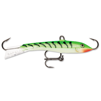 Rapala Jigging Rap. Glow Green Tiger 07
