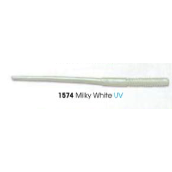 Luhr Jensen Mini Probe Worm 3" UV Milky White 12-pk