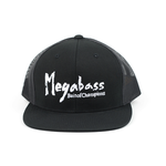 Megabass Brush Trucker Snapback Black/White Hat
