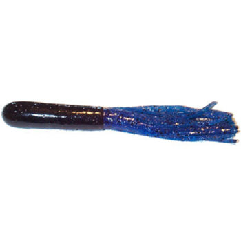 Phenix 5" Phoenix Original Salty Tube. 8pk. Black w/Blue Tail & Black Flake (FT203)