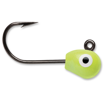 VMC Tungsten Mongo Jig 1/32oz Glow Chartreuse 2-pk