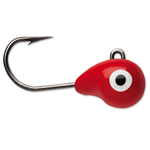 VMC Tungsten Tubby Jig. Glow Red 1/64oz 2-pk