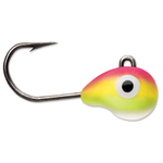 VMC Tungsten Tubby Jig. Pink Chartreuse Glow 1/64oz 2-pk