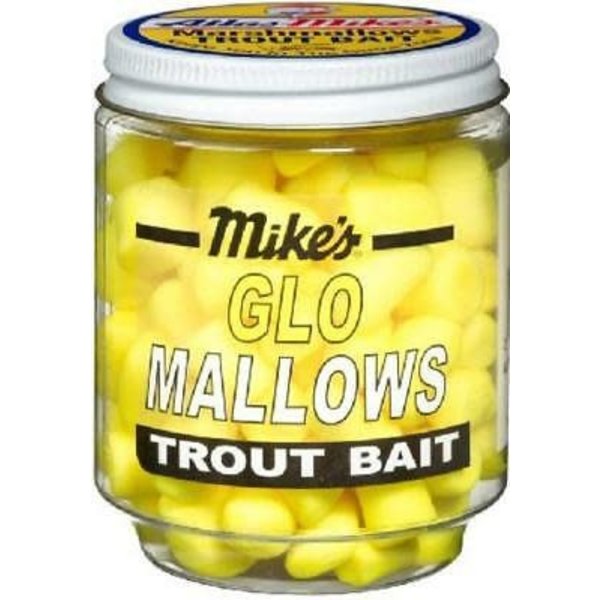 Atlas-Mike's Glitter Mallows. 1.5oz. Jar. Yellow Cheese