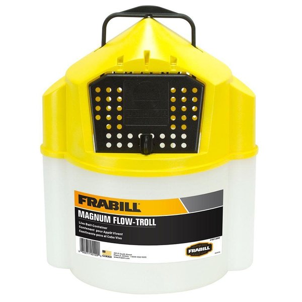 Frabill Magnum Flow-Troll Live Bait Container