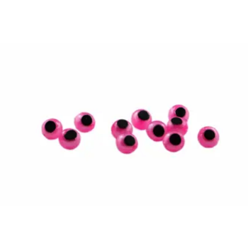 Cleardrift Tackle Embryo Soft Bead 8mm Hot Pink Pearl Black Dot 30-pk