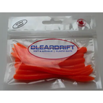 Cleardrift Tackle Steelhead Worm 3.5" Hot Orange 8-pk