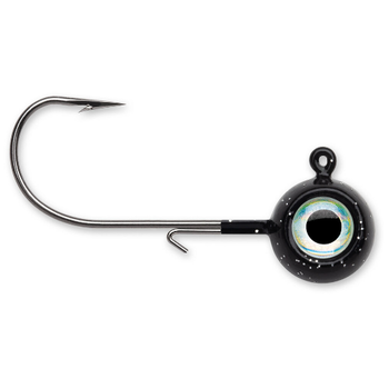 VMC Neon Moon Eye Jig. 3/8oz Black 4-pk