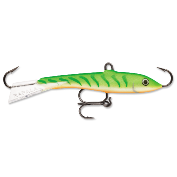 Rapala Jigging Rap. Green Tiger UV 09