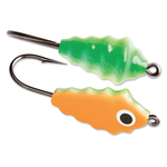 VMC Waxy Jig 1/16oz Green Orange Glow 2-pk