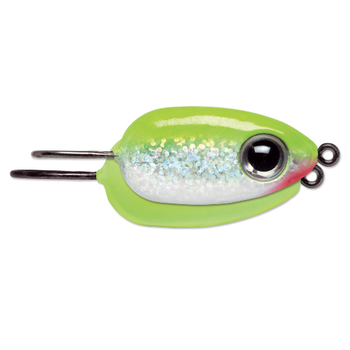 VMC Tear Drop Jig 1/8oz Glow Chartreuse Shiner