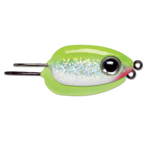 VMC Tear Drop Jig 1/8oz Glow Chartreuse Shiner