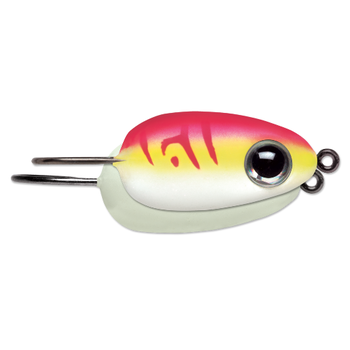 VMC Tear Drop Jig 1/8oz Glow Pink Fire UV