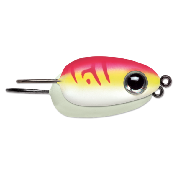 VMC Tear Drop Jig 1/8oz Glow Pink Fire UV