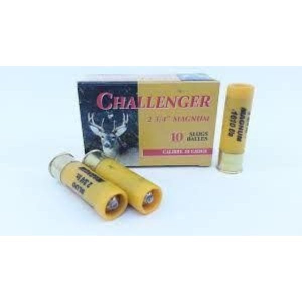 Challenger Challenger Ammo, 20ga 2 3/4" 7/8oz Rifled Slug