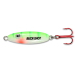 Northland UV Buck-Shot Rattle Spoon. 1/4oz Glow Perch