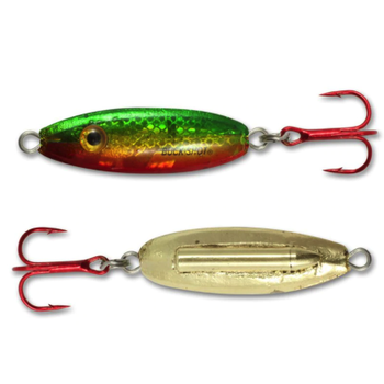 Northland Buck-Shot Rattle Spoon. 1/4oz Golden Perch