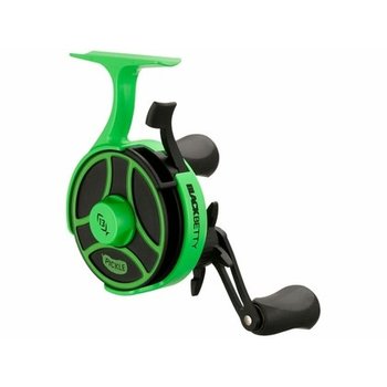 13 Fishing Black Betty FreeFall Ghost Ice Reel - Radioactive Pickle - 2.5:1 - Left Hand