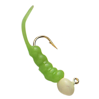 Custom Jigs&Spins Ratso Size 6 Lime Glow 2-pk